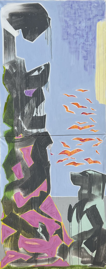 untitled - a Paint Artowrk by Kolle Martina 